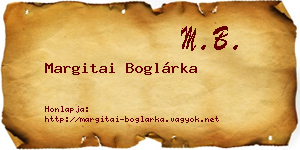 Margitai Boglárka névjegykártya