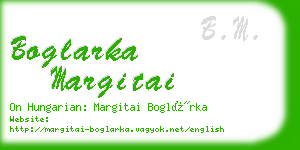 boglarka margitai business card
